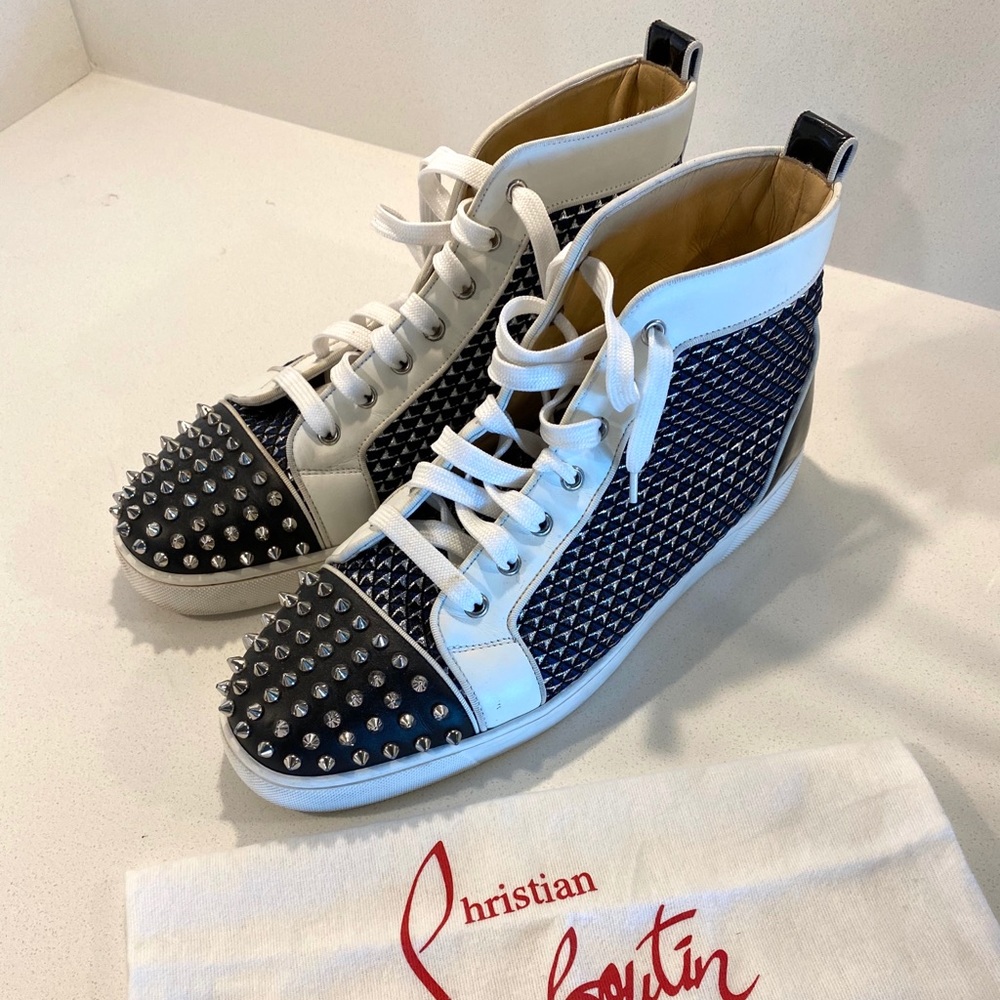 Men’s Christian Louboutin Spike Sneaker sz 44.5